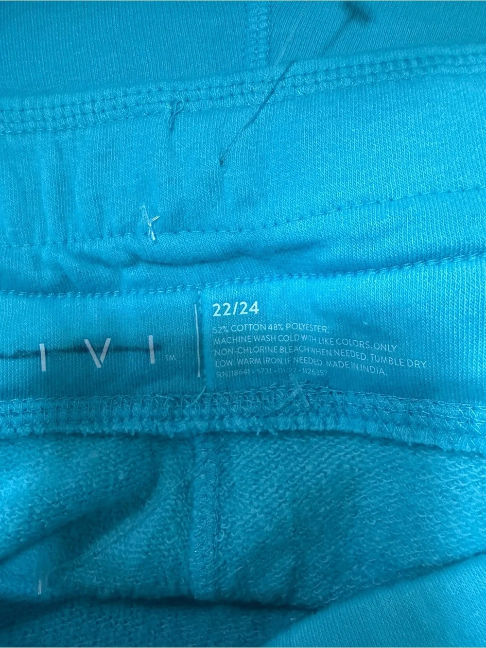 Livi Active Blue Ombre Women’s Drawstring Shorts size 22/24 new
